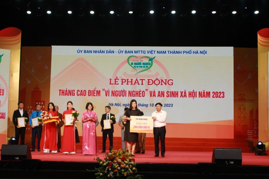 HANEL HƯỞNG ỨNG THÁNG CAO ĐIỂM VÌ NGƯỜI NGHÈO NĂM 2023